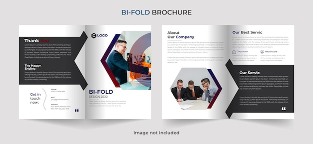 Modern Bifold business brochure template design