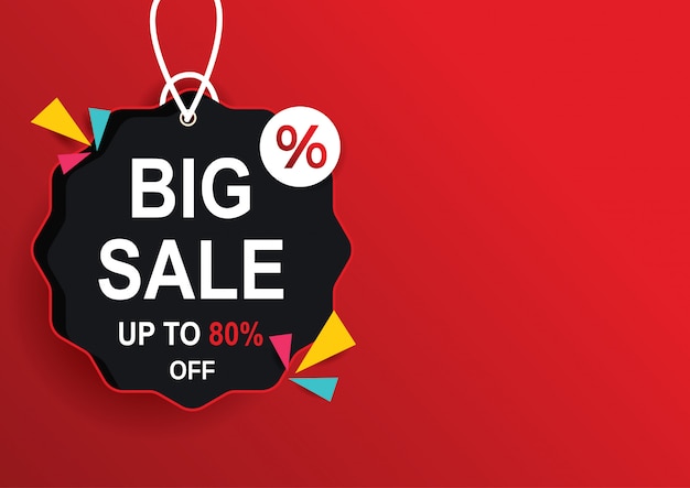 Modern big sale background design