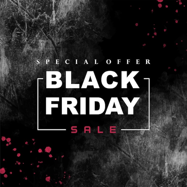 Modern black friday abstract background