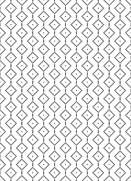 Modern black geometric pattern on white background Monochrome style graphics for clothing patterns