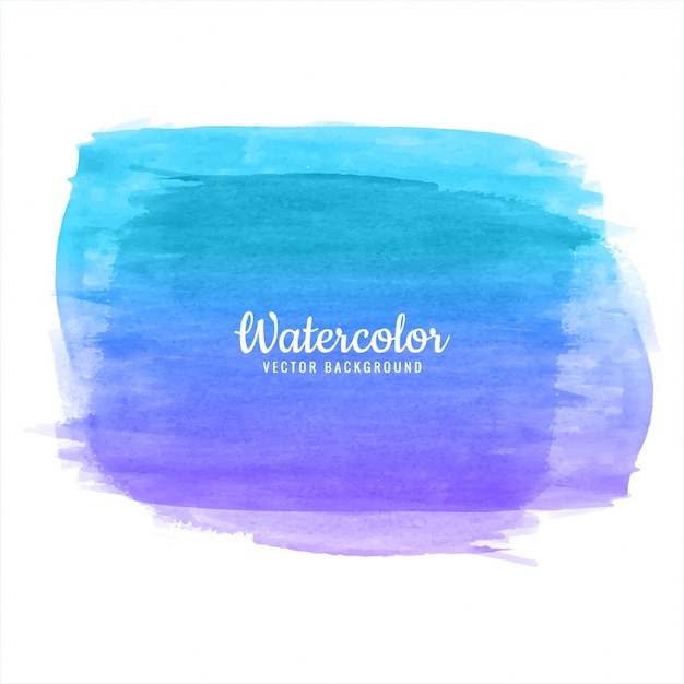 Modern blue and purple watercolor background design