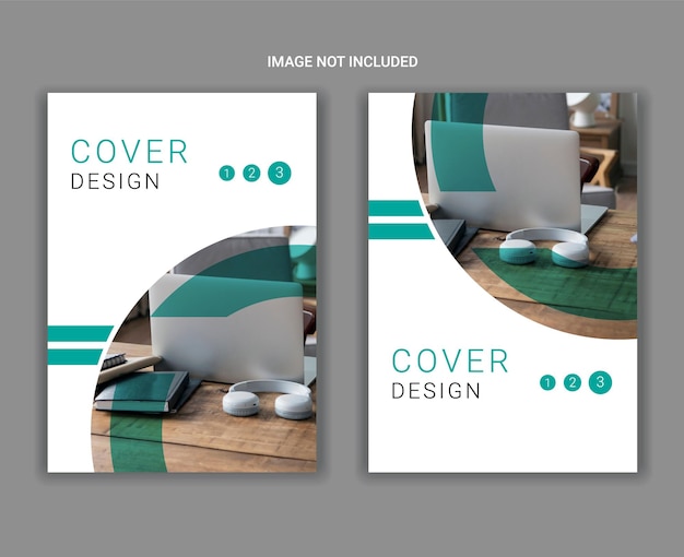 Modern book cover design template