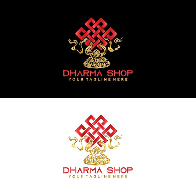 Modern boutique logo design 1