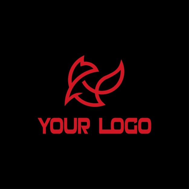 Modern brand identity abstract bird branding logo design