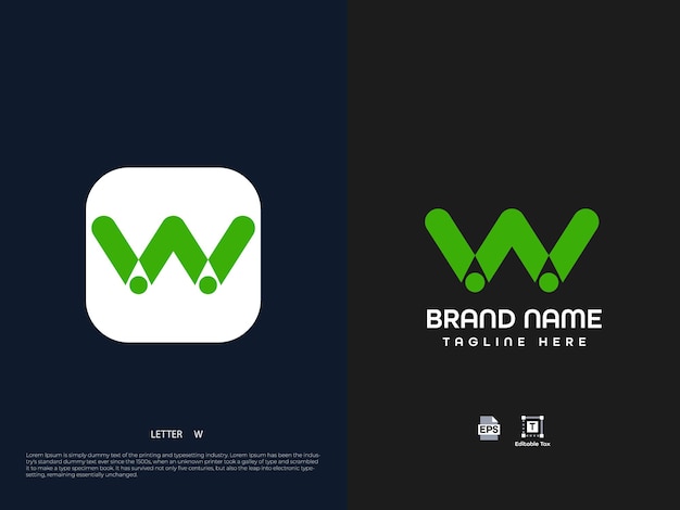 modern brand logo design