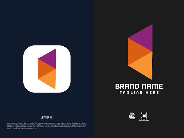 modern brand logo design