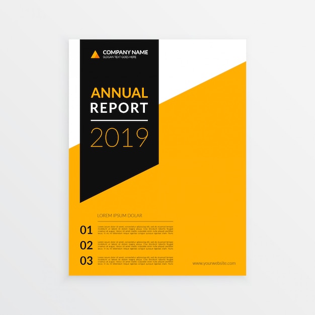 Modern Business Annual Report Cover Template