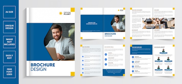 modern business brochure template