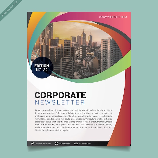 modern business brochure template