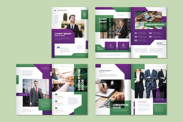 Modern business brochure template