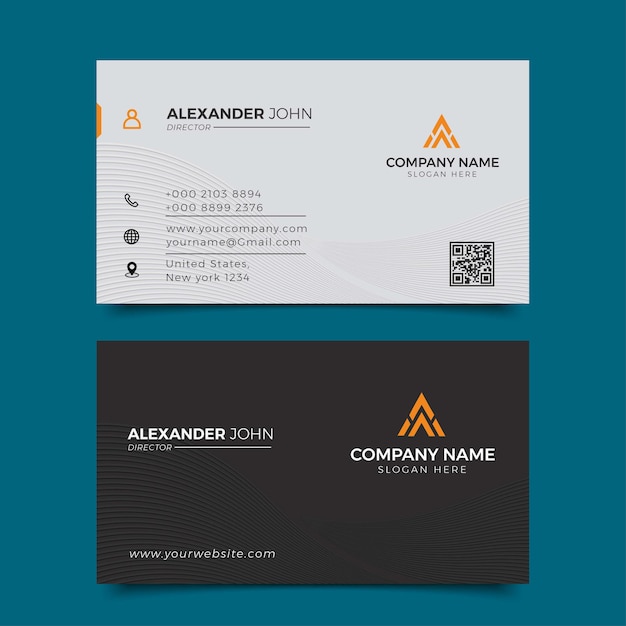 Modern business card Corporate Professional