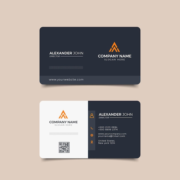 Modern business card Corporate Professional