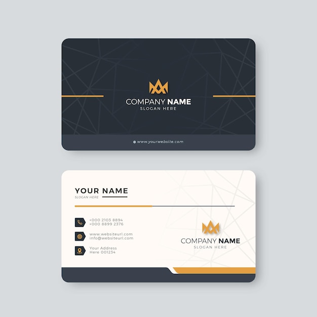 Modern business card Corporate Professional