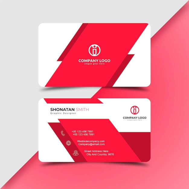 Modern business card corporate professional