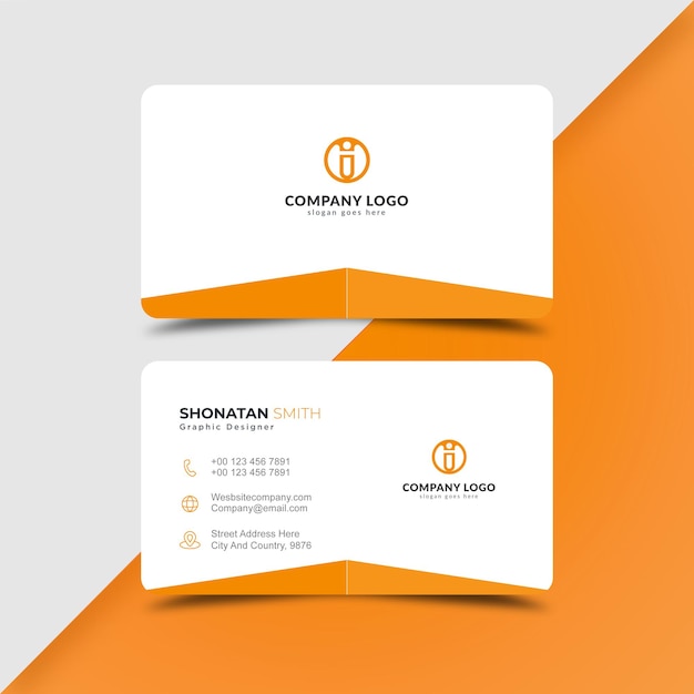 Modern business card corporate professional