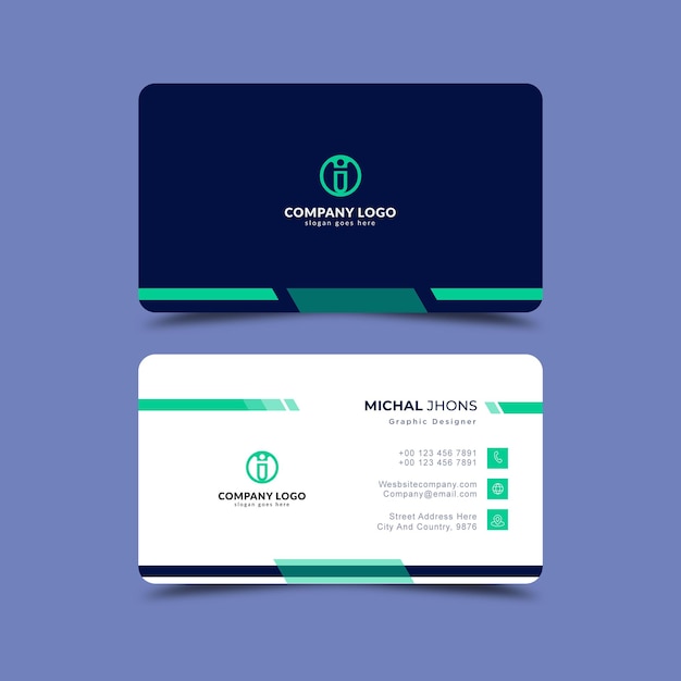 Modern business card corporate professional