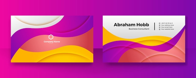 Modern Business Card Creative and Clean Business Card Template