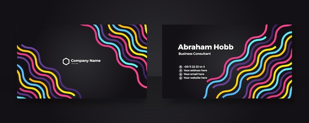 Modern Business Card Creative and Clean Business Card Template