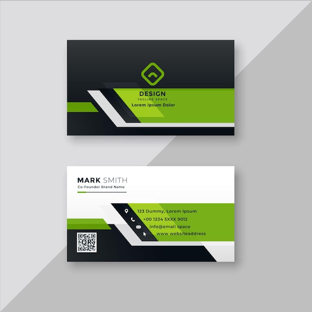 Modern Business Card - Creative and Clean Business Card Template.