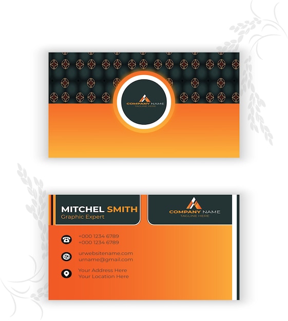 Modern Business card creative design template