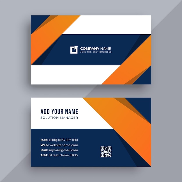 Modern business card desig