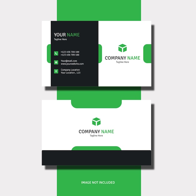 Modern business card design professional template