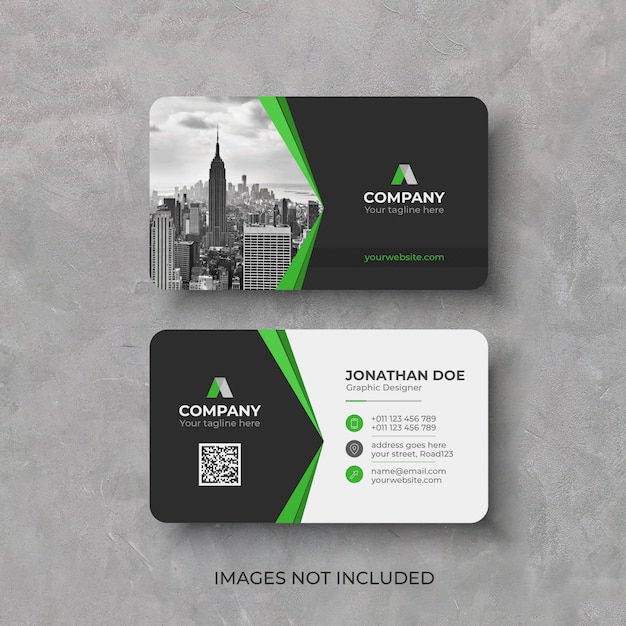 Modern business card design template