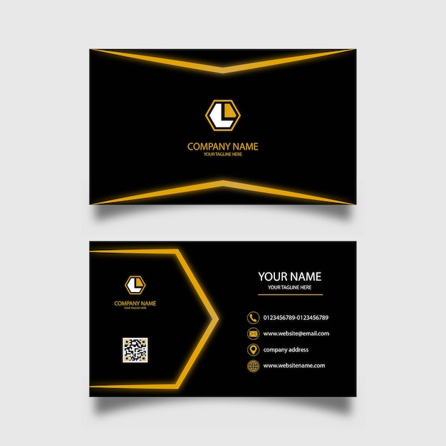 Modern business card design template