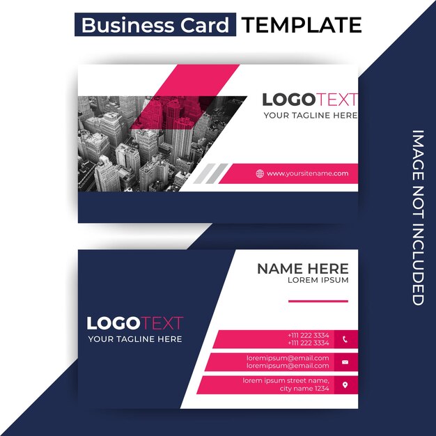 Modern business card design template