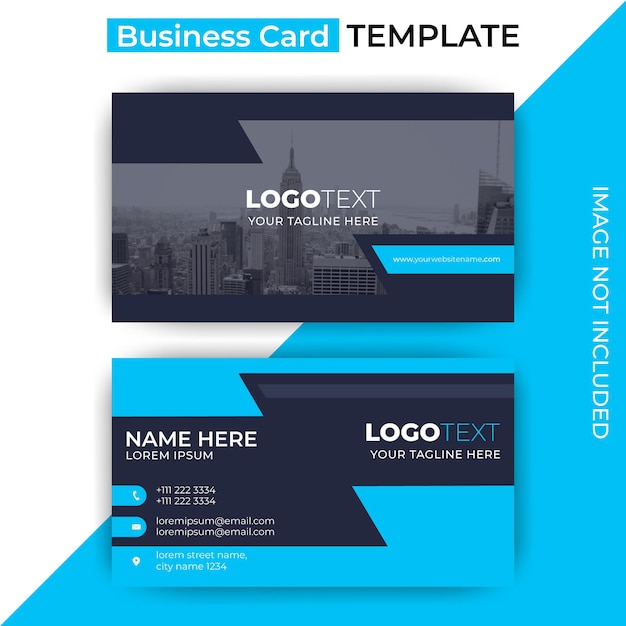 Modern business card design template