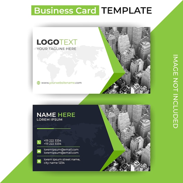 Modern business card design template