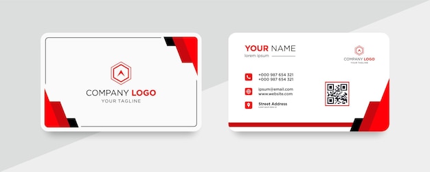 Modern business card design template