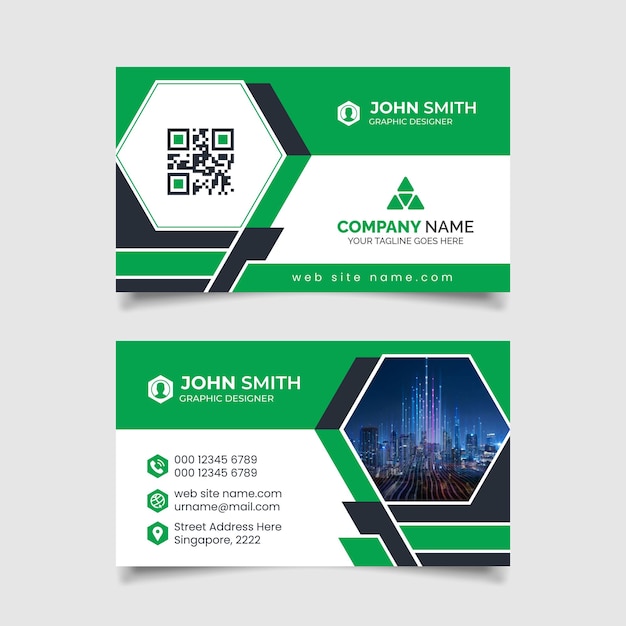 modern business card design template