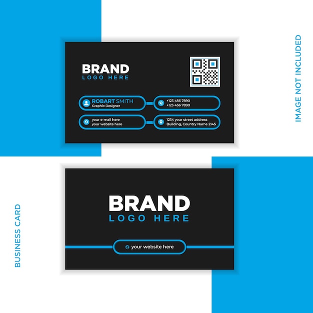 Modern business card design template