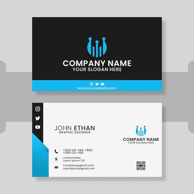 modern business card design template