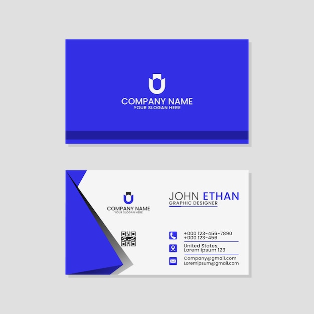 modern business card design template