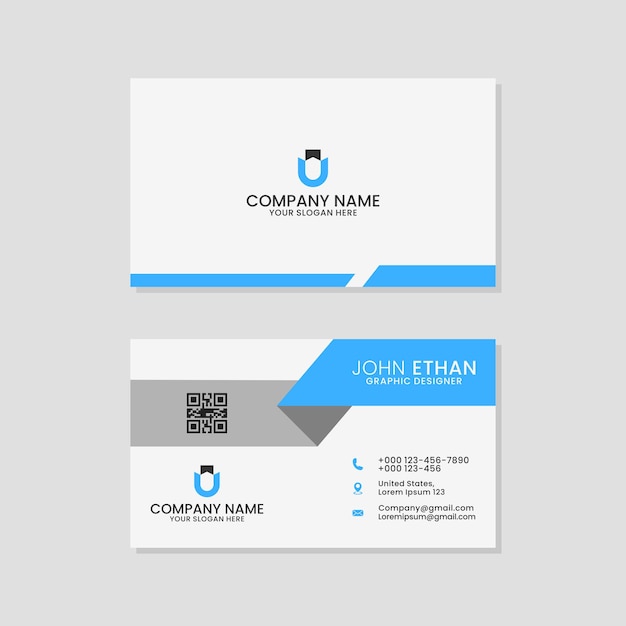 modern business card design template