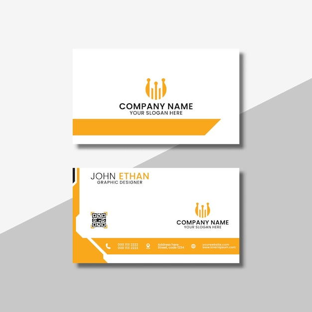 Modern business card design template