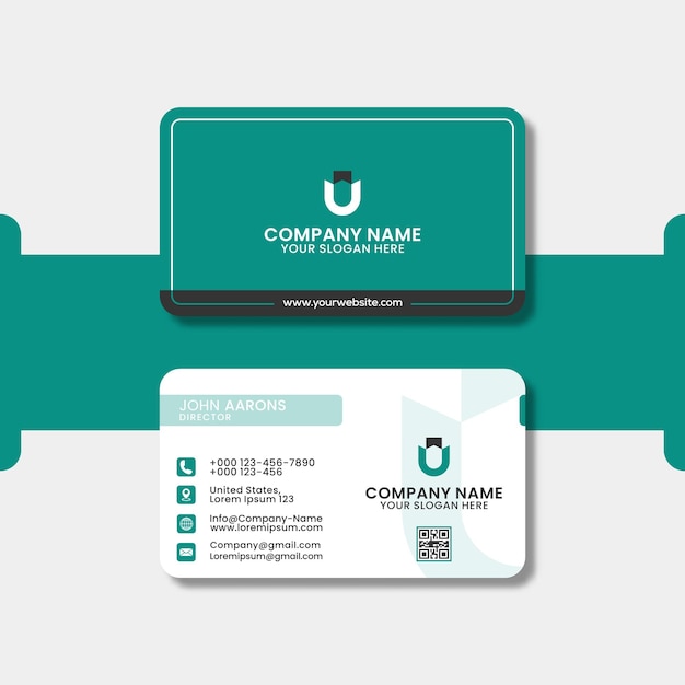 Modern business card design template