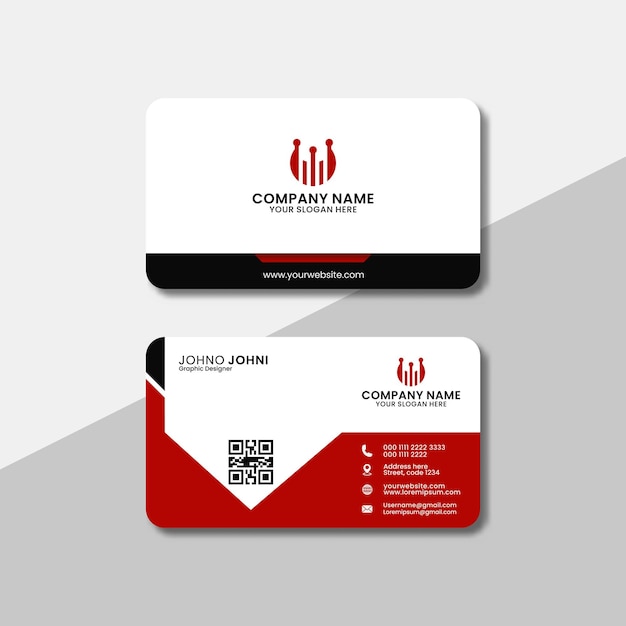 Modern business card design template