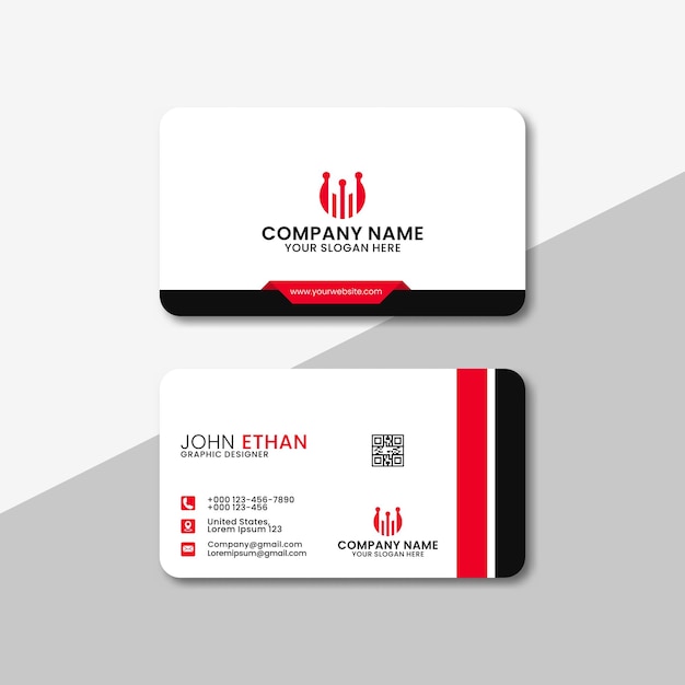 Modern business card design template