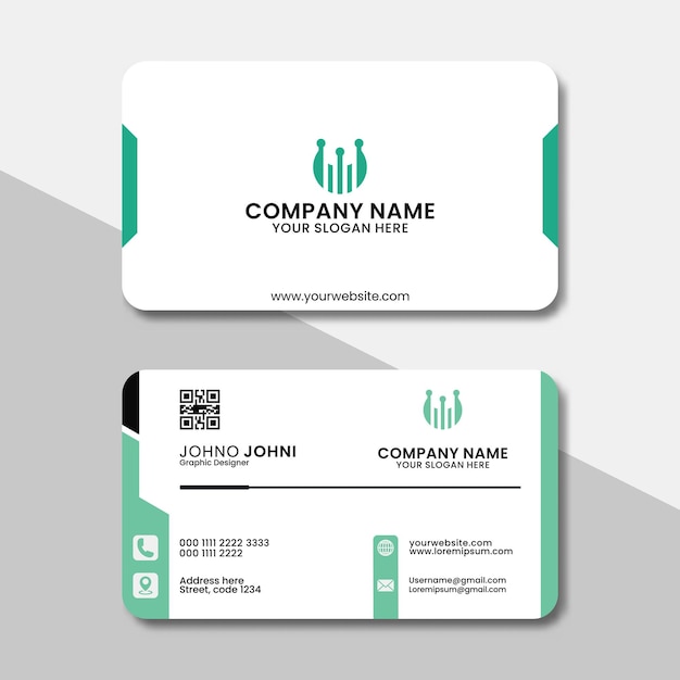 Modern business card design template