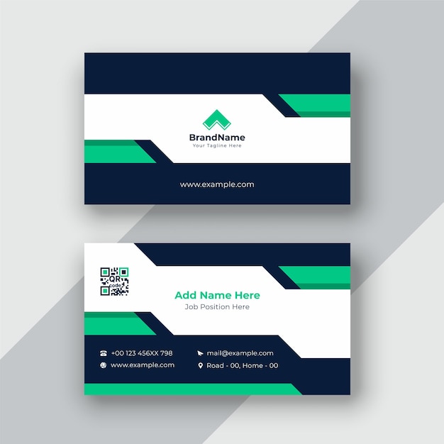 Modern business card design template