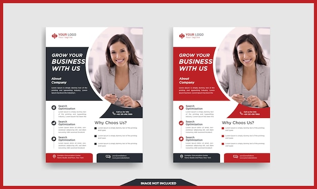 Modern business card design template