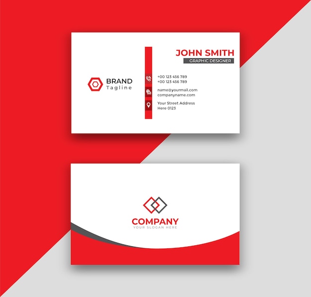 Modern Business Card Design Vector Template