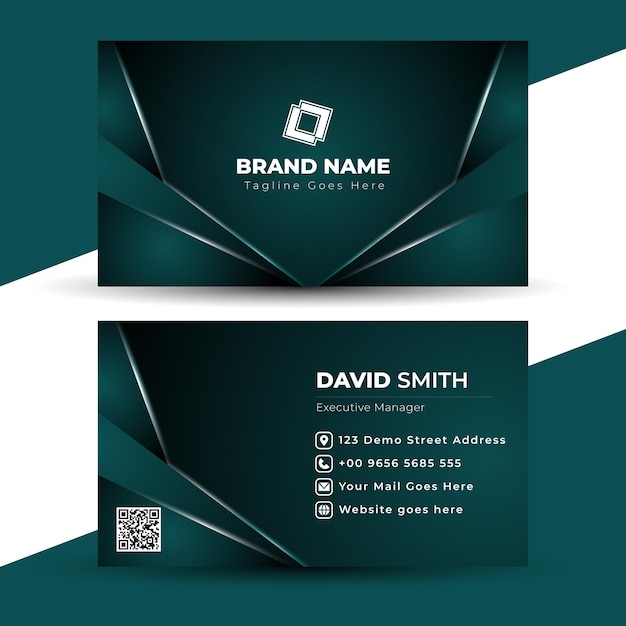 Modern business card design