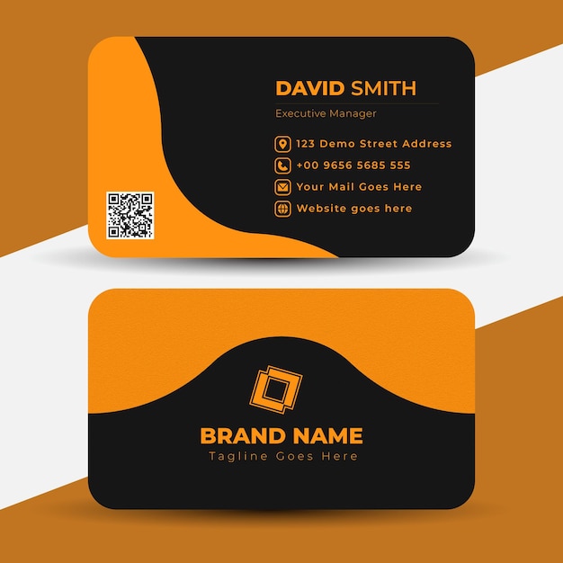 Modern business card design