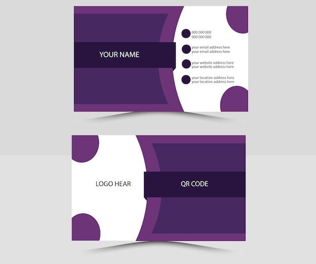 Modern business card design