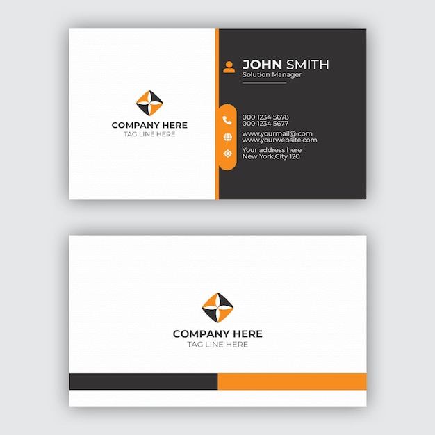 Modern business card design