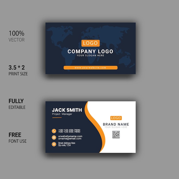 Modern business card design